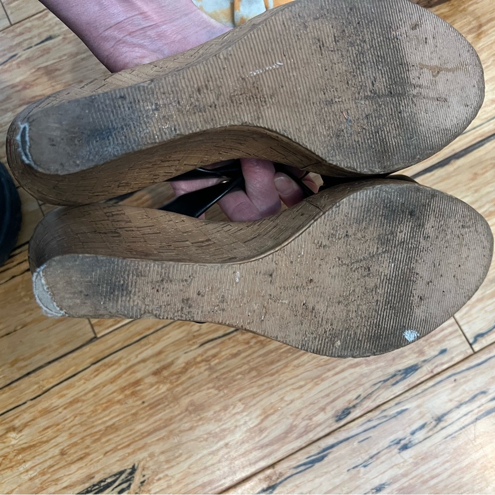 2 pairs of wedges 9.5 - Picture 12 of 13